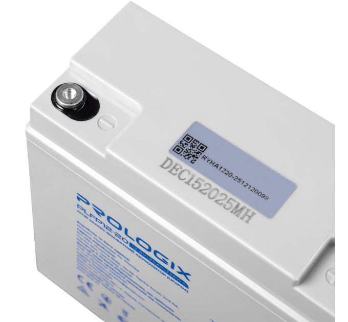 Prologix Акумуляторна батарея Prologix 12.8V 20AH 256Wh (PLFP12-20) LiFePO4