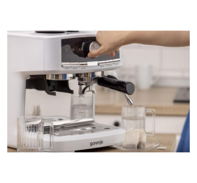 Ріжкова кавоварка еспресо Gorenje GSACM20W