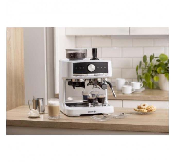 Ріжкова кавоварка еспресо Gorenje GSACM20W