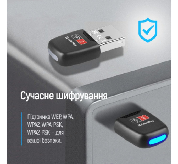 ColorWay Мережева карта Wi-Fi ColorWay CW-AD-W1