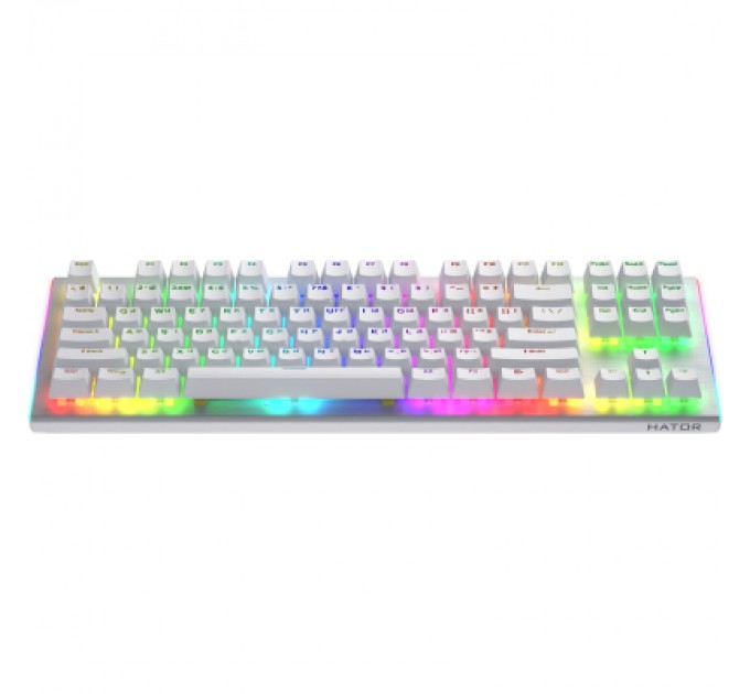 Hator Клавіатура Hator Gravity X TKL Orange USB White (HTK551UA)