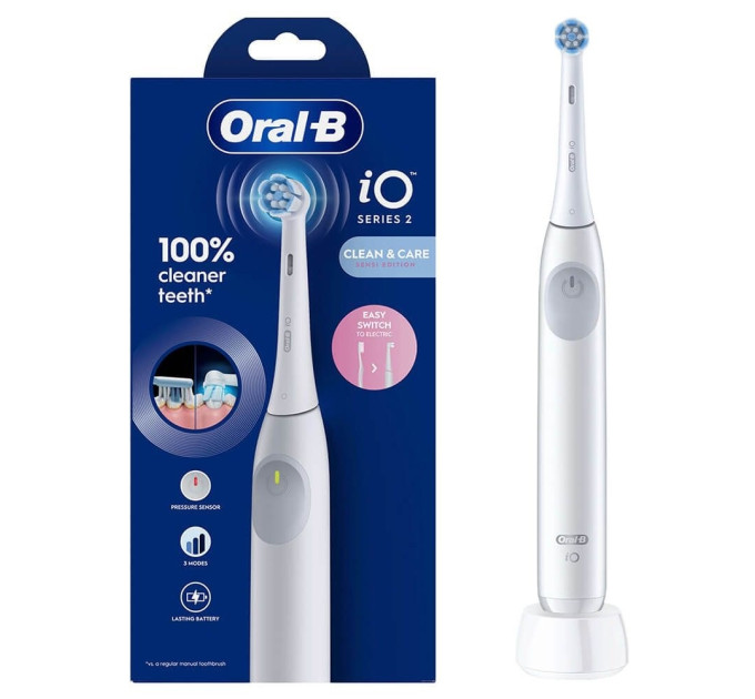 Braun Зубна електрощітка Braun Oral-B iO Series 2 iOS2.1C9.0 White Sensi Edition