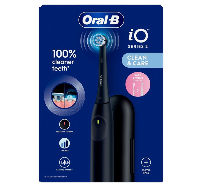 Braun Зубна електрощітка Braun Oral-B iO Series 2 iOS2.1D9.2K Black