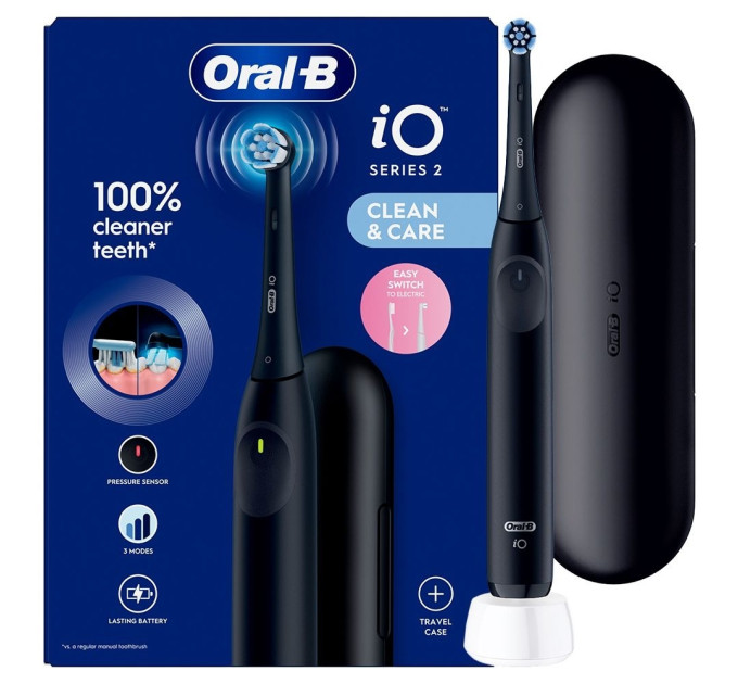 Braun Зубна електрощітка Braun Oral-B iO Series 2 iOS2.1D9.2K Black