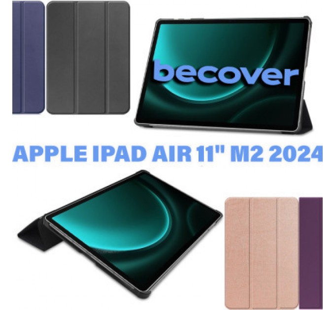 BeCover Чохол до планшета BeCover Smart Case Apple iPad Air 11" M2 2024 Gray (711386)