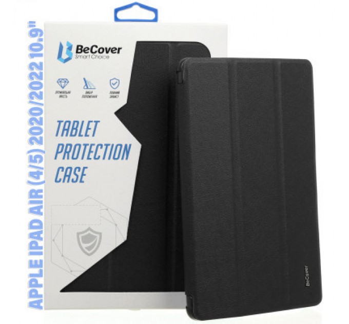 BeCover Чохол до планшета BeCover Soft Edge Apple iPad Air (4/5) 2020/2022 10.9" Black (711118)