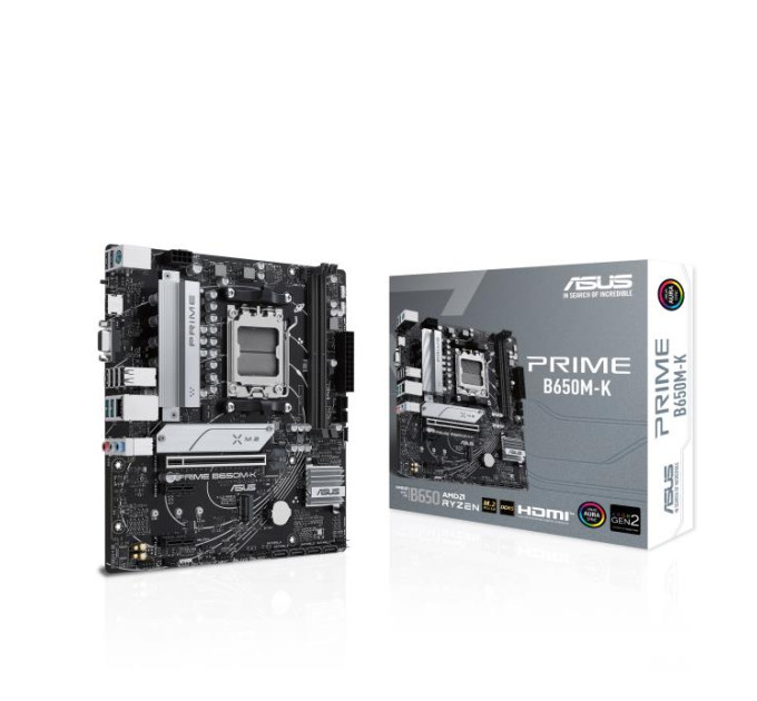 ASUS components Материнcька плата ASUS PRIME B650M-K sAM5 B650 2xDDR5 M.2 HDMI D-Sub mATX