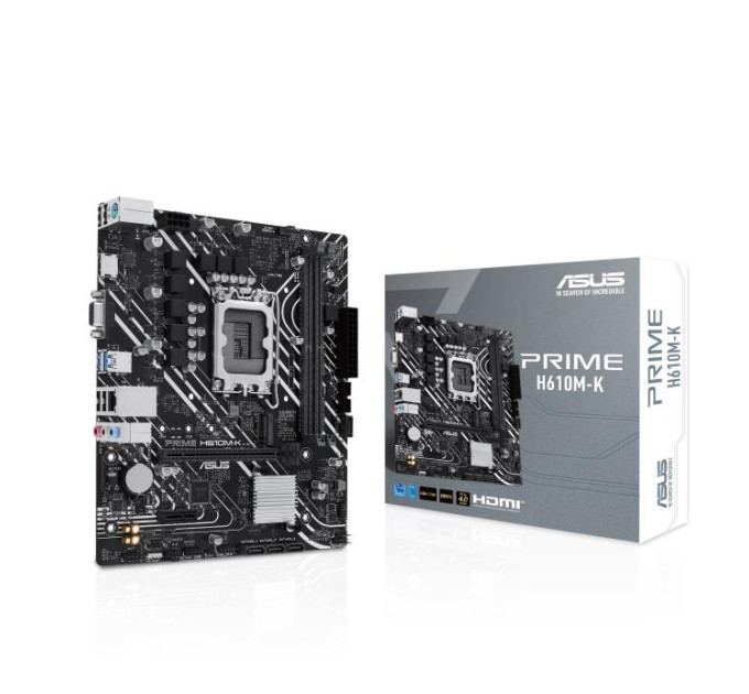 ASUS components Материнcька плата ASUS PRIME H610M-K s1700 H610 2xDDR5 M.2 HDMI D-Sub mATX
