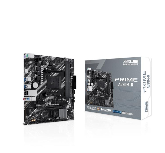 ASUS components Материнcька плата ASUS PRIME A520M-R sAM4 A520 2xDDR4 M.2 HDMI mATX