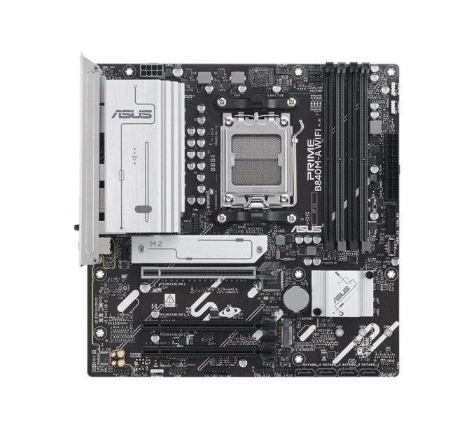 ASUS components Материнcька плата ASUS PRIME B840M-A WIFI sAM5 B840 4xDDR5 M.2 HDMI DP Wi-Fi BT mATX