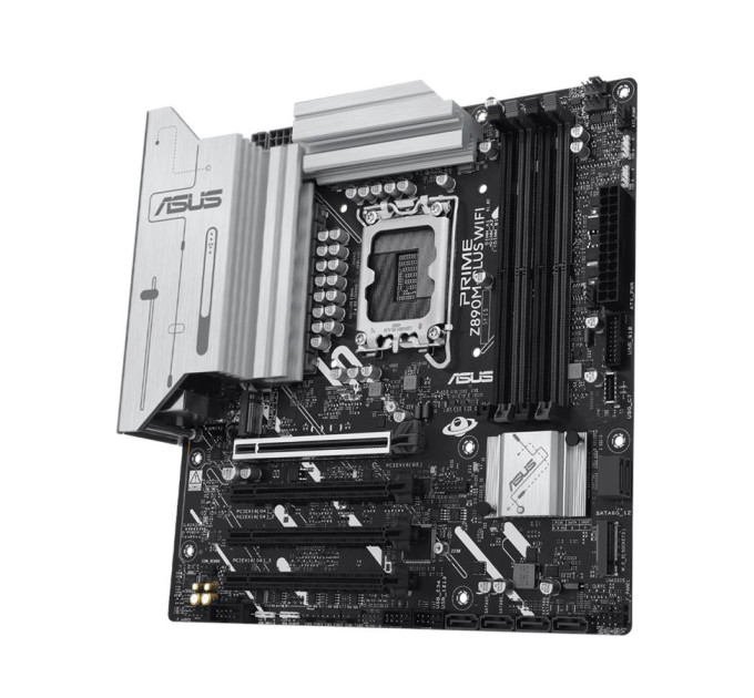 ASUS components Материнcька плата ASUS PRIME Z890M-PLUS WIFI s1851 Z890 4xDDR5 M.2 HDMI DP Wi-Fi BT mATX