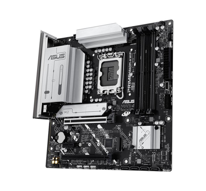 ASUS components Материнcька плата ASUS PRIME B860M-A WIFI s1851 B860 4xDDR5 M.2 DP HDMI Wi-Fi BT mATX