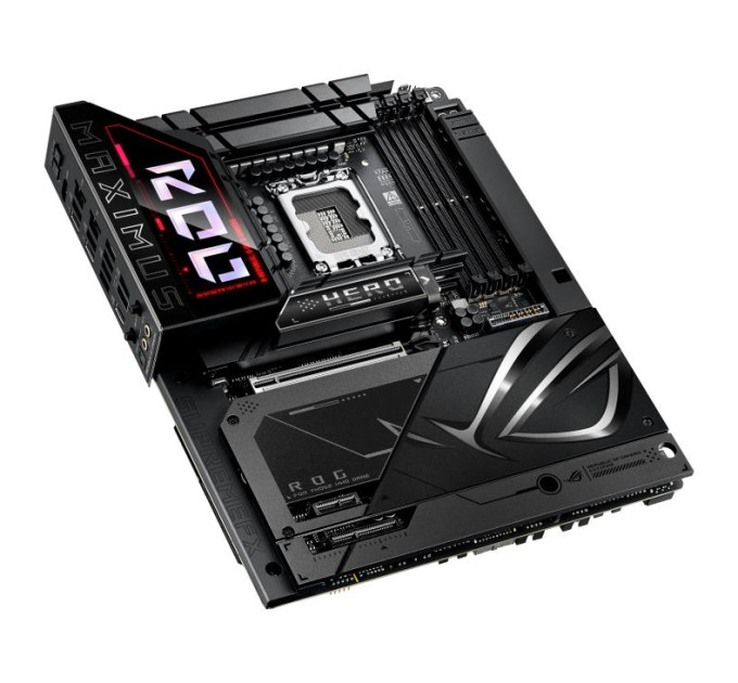 ASUS components Материнcька плата ASUS ROG MAXIMUS Z890 HERO BTF s1851 Z890 4xDDR5 M.2 Thunderbolt HDMI Wi-Fi BT ATX BTF приховане підключення роз'ємів
