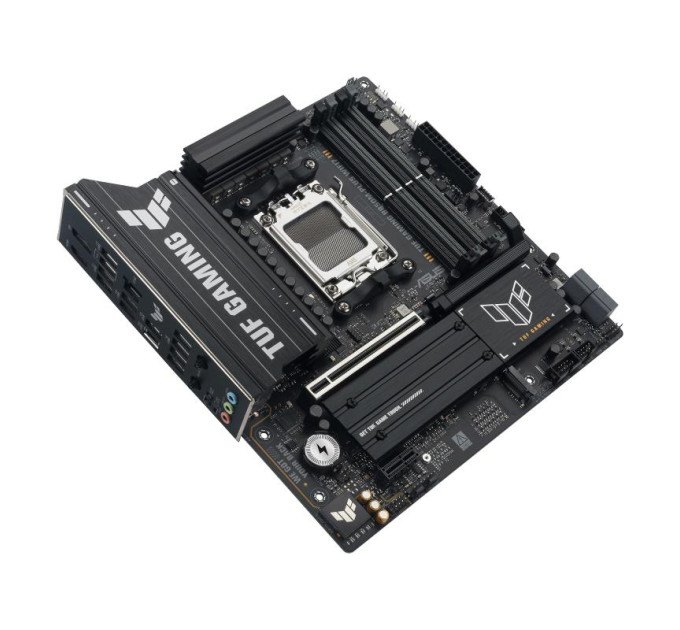 ASUS components Материнcька плата ASUS TUF GAMING B850M-PLUS WIFI7 sAM5 B850 4xDDR5 M.2 HDMI DP Wi-Fi BT mATX