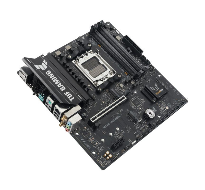 ASUS components Материнcька плата ASUS TUF GAMING A620AM-PLUS WIFI sAM5 A620 4xDDR5 HDMI DP Wi-Fi BT mATX