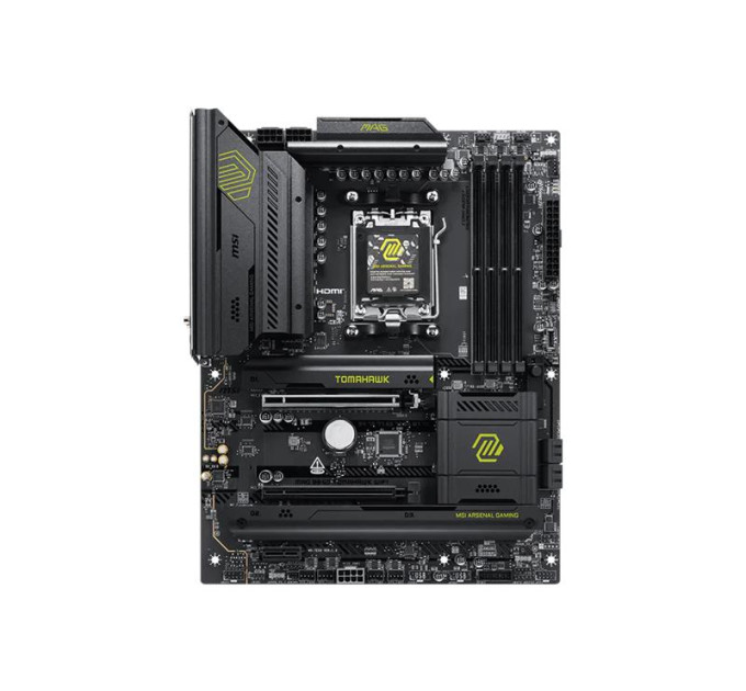 MSI components Материнcька плата MSI MAG B850 TOMAHAWK WIFI sAM5 B850 4xDDR5 M.2 HDMI Wi-Fi BT ATX