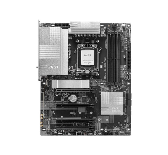 MSI components Материнcька плата MSI PRO B850-P WIFI sAM5 B850 4xDDR5 M.2 HDMI Wi-Fi BT ATX