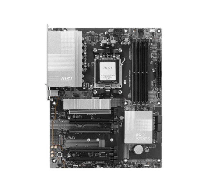 MSI components Материнcька плата MSI PRO B840-P WIFI sAM5 B840 4xDDR5 M.2 HDMI Wi-Fi BT ATX