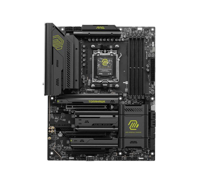 MSI components Материнcька плата MSI MAG X870E TOMAHAWK WIFI sAM5 X870E 4xDDR5 M.2 HDMI Wi-Fi BT ATX