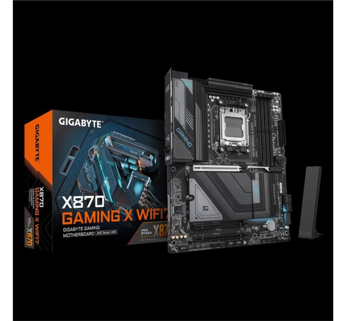 Gigabyte components Материнська плата GIGABYTE X870 GAMING X WIFI7 sAM5 X870 4xDDR5 M.2 HDMI Type-C Wi-Fi BT ATX