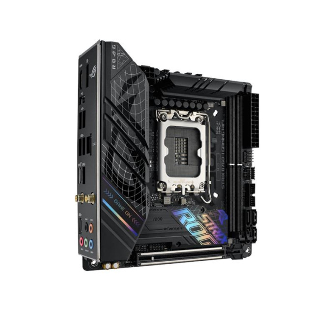 ASUS components Материнcька плата ASUS ROG STRIX B760-I GAMING WIFI s1700 B760 2xDDR5 M.2 HDMI DP Wi-Fi BT mITX