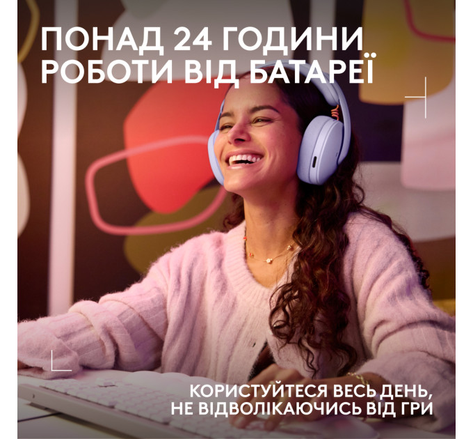 Logitech Гарнітура Logitech G325 Lightspeed Lilac (981-001538)