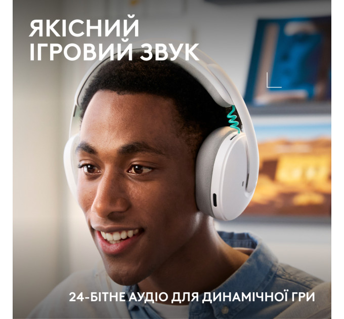 Logitech Гарнітура Logitech G325 Lightspeed White (981-001531)