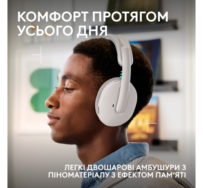 Logitech Гарнітура Logitech G325 Lightspeed White (981-001531)
