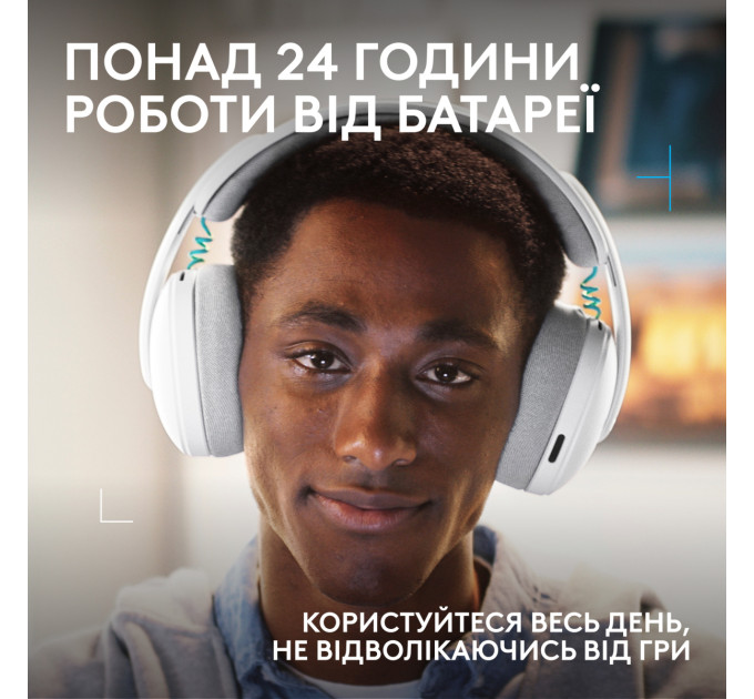 Logitech Гарнітура Logitech G325 Lightspeed White (981-001531)