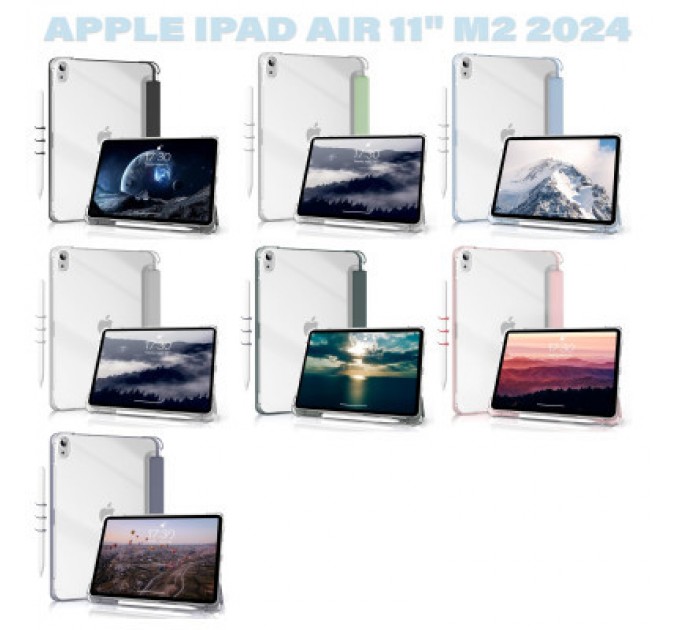 BeCover Чохол до планшета BeCover Soft Edge Apple iPad Air 11" M2 2024 Purple (711430)