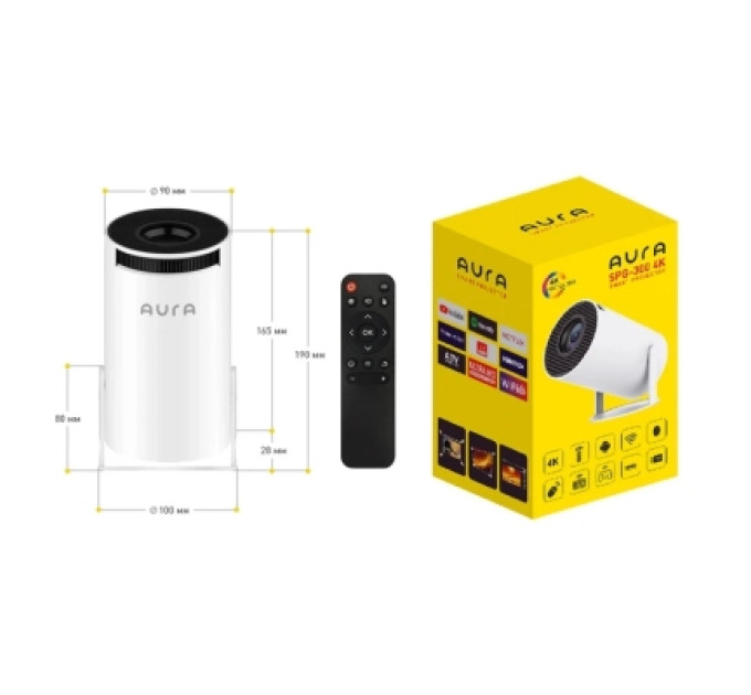 AURA Проектор AURA SPJ-300 (AU-PRJSPJ300-W)