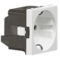 Розетка Legrand Розетка Schuko 16А 250В без шторок, 2 модуля, MOSAIC (077210)