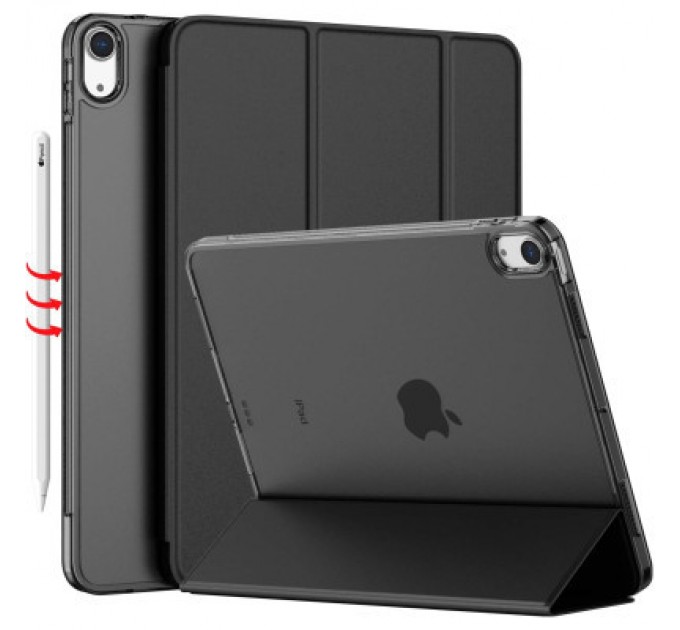 BeCover Чохол до планшета BeCover Tri Fold Hard Apple iPad Air 11" M2 2024 Black (711412)
