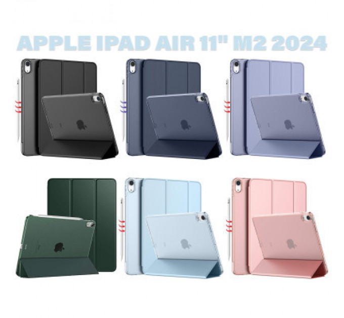 BeCover Чохол до планшета BeCover Tri Fold Hard Apple iPad Air 4 10.9 2020/2021 Light Blue (709658) (709658)