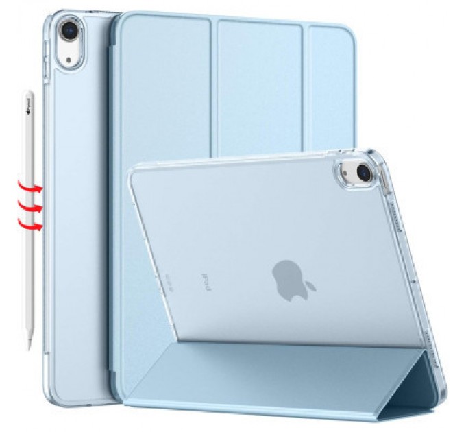 BeCover Чохол до планшета BeCover Tri Fold Hard Apple iPad Air 4 10.9 2020/2021 Light Blue (709658) (709658)