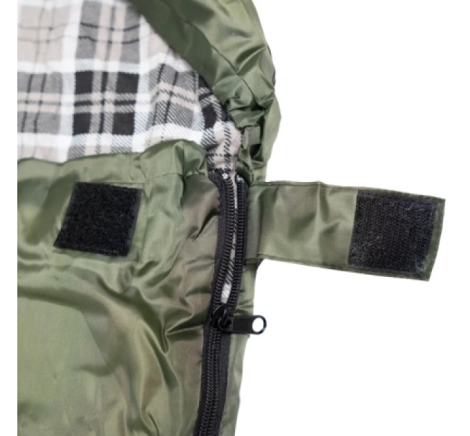 Tramp Спальний мішок Tramp Ember+ Long оливковий лівий (UTRS-063L-olive-L)