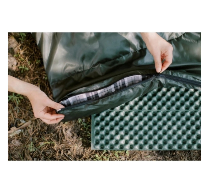 Tramp Спальний мішок Tramp Ember+ Long оливковий лівий (UTRS-063L-olive-L)
