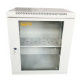 GEAR Шафа настінна GEAR 12U 19" 600x600x600 мм, + полка 19", grey (GWMSN-12U-600-600G)