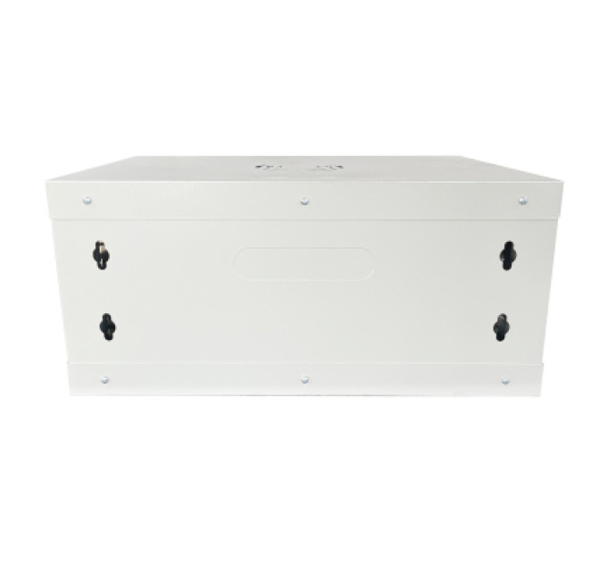 GEAR Шафа настінна GEAR 4U 19" 600x450x280 мм, + полка 19", grey (GWMSN-4U-600-450G)