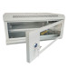 GEAR Шафа настінна GEAR 4U 19" 600x450x280 мм, + полка 19", grey (GWMSN-4U-600-450G)