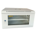 GEAR Шафа настінна GEAR 6U 19" 600x600x300 мм, + полка 19", grey (GWMSN-6U-600-600G)