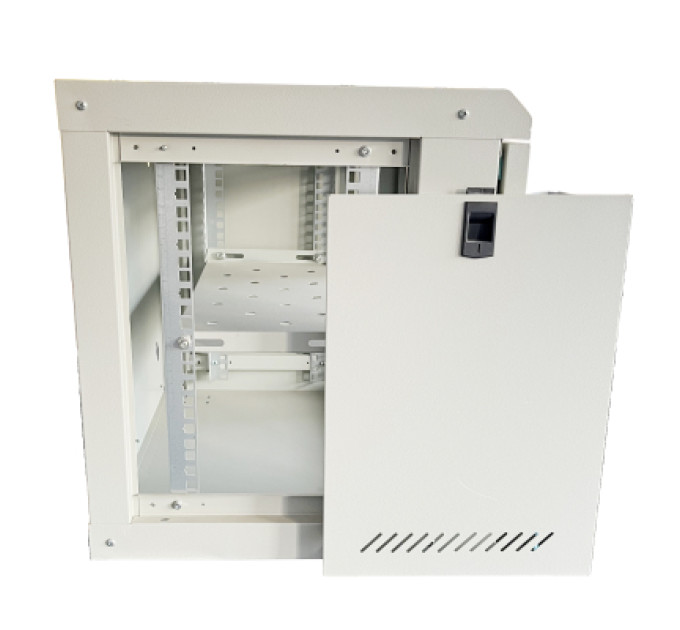 GEAR Шафа настінна GEAR 9U 19" 600x450x500 мм, + полка 19", grey (GWMSN-9U-600-450G)