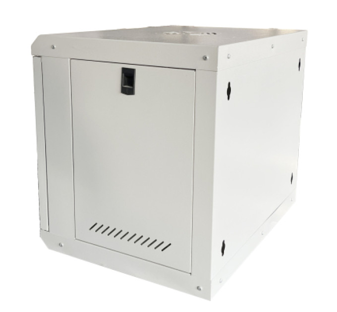 GEAR Шафа настінна GEAR 9U 19" 600x600x450 мм, + полка 19", grey (GWMSN-9U-600-600G)