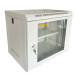 GEAR Шафа настінна GEAR 9U 19" 530x400x450 мм, + полка 19", grey (GWMSN-9U-530-400G)