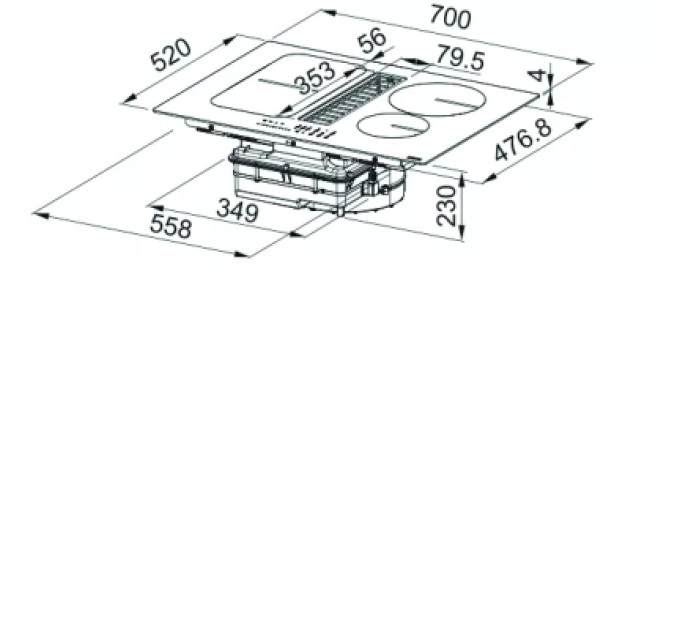 Franke Варочна поверхня Franke FSM 709 HI (340.0678.203)