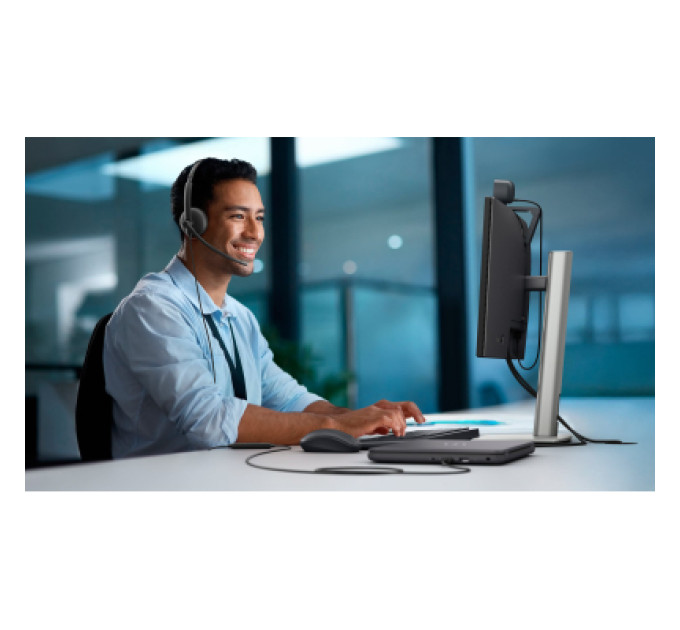 Dell Навушники Dell Wired Headset WH125 Black (520-BBLV)