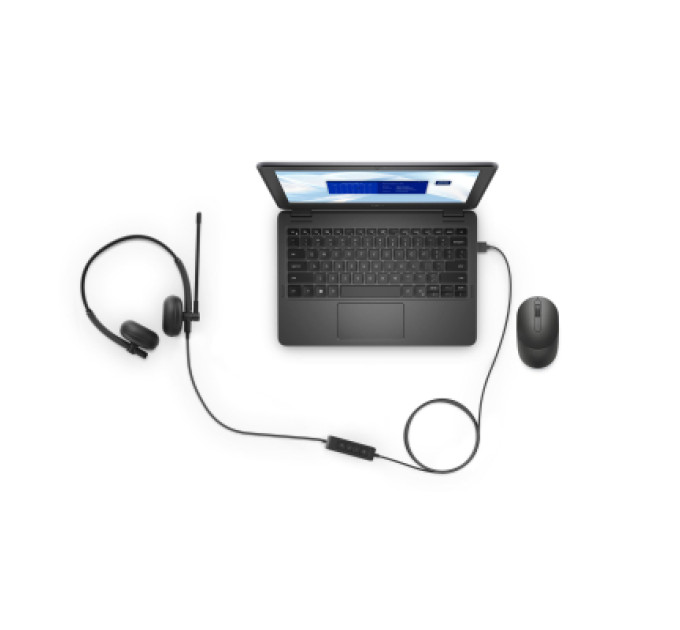 Dell Навушники Dell Wired Headset WH125 Black (520-BBLV)