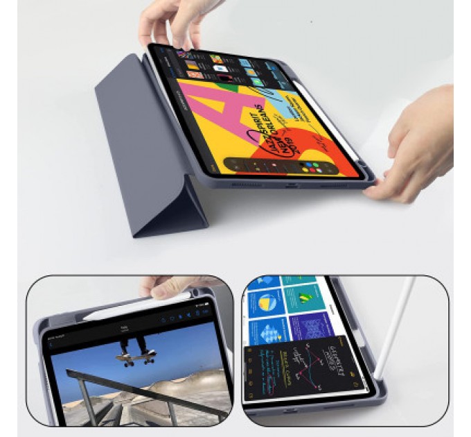 BeCover Чохол до планшета BeCover Tri Fold Hard TPU Apple iPad Air 11" M2 2024 Purple (711404)