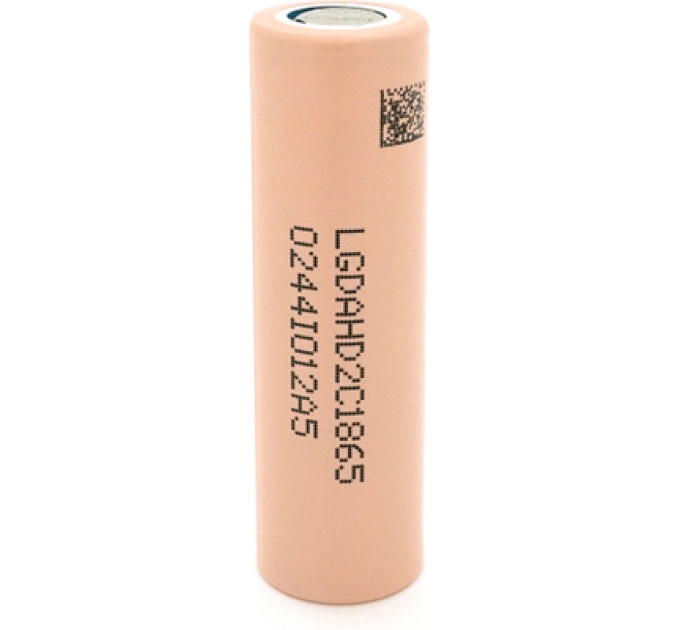 LG Акумулятор 18650 2100mAh, 25A, 4.2/3.7/2.5V, Beige LG (LGDAHD2C1865)