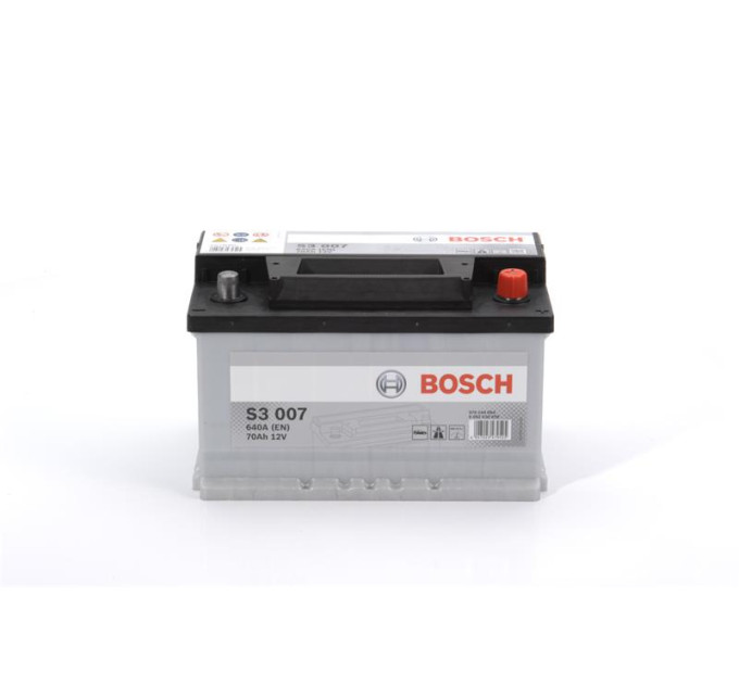 BOSCH AUTO Акумулятор Bosch S3 12В 70А·год 640А R+ (0 092 S30 070)